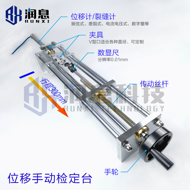 RXJD型位移手动检定台